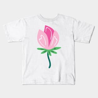 Pink Flower Kids T-Shirt